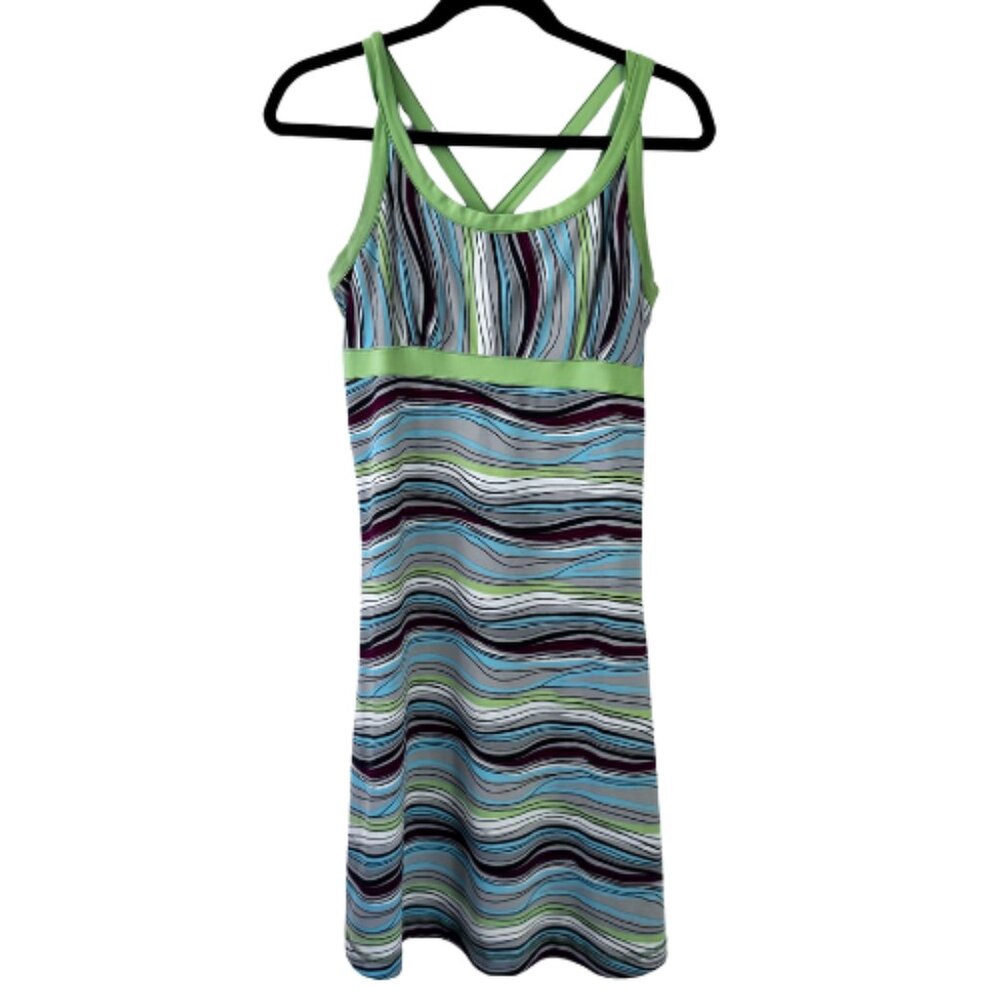 ✨Closet Refresh: Royal Robbins Athletic Sports Dress Striped Green Blue Small